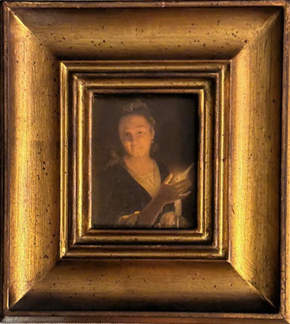 Author's Copy by Godfried Schalkeng - Young Woman with a Lighted Candle