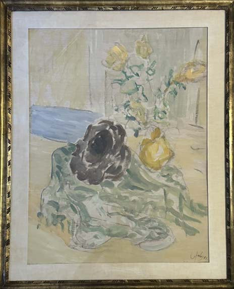 Fiori, acquerello su carta di A. Cefaly