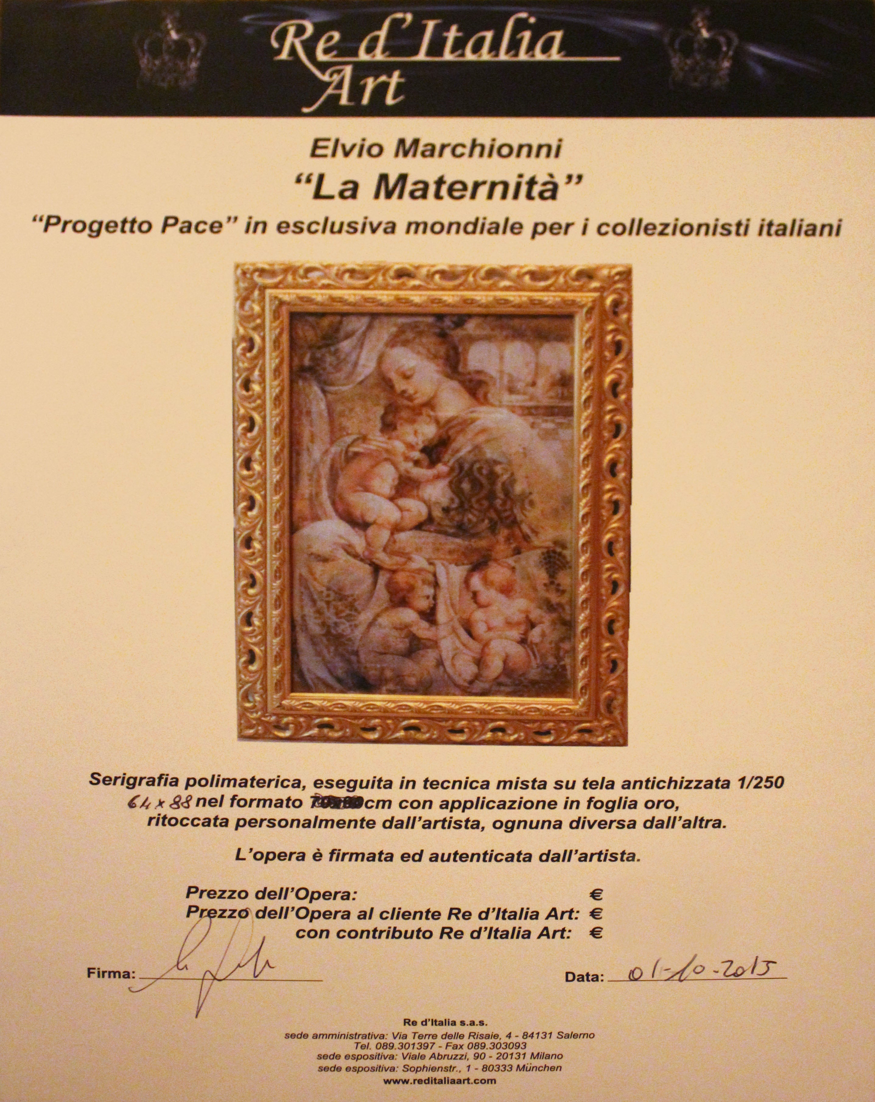 Elvio Marchionni - La Maternità