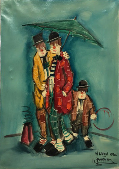 Nando Da Pistoia - Senza titolo (tre pagliacci)