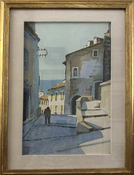 Castro, acquerello di Aldo Riso
