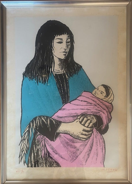Mustapha Yehya - Mujer con niño