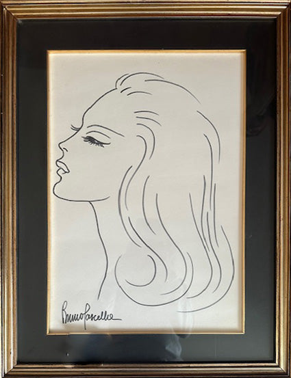 Bruno Cascella - Retrato de una mujer