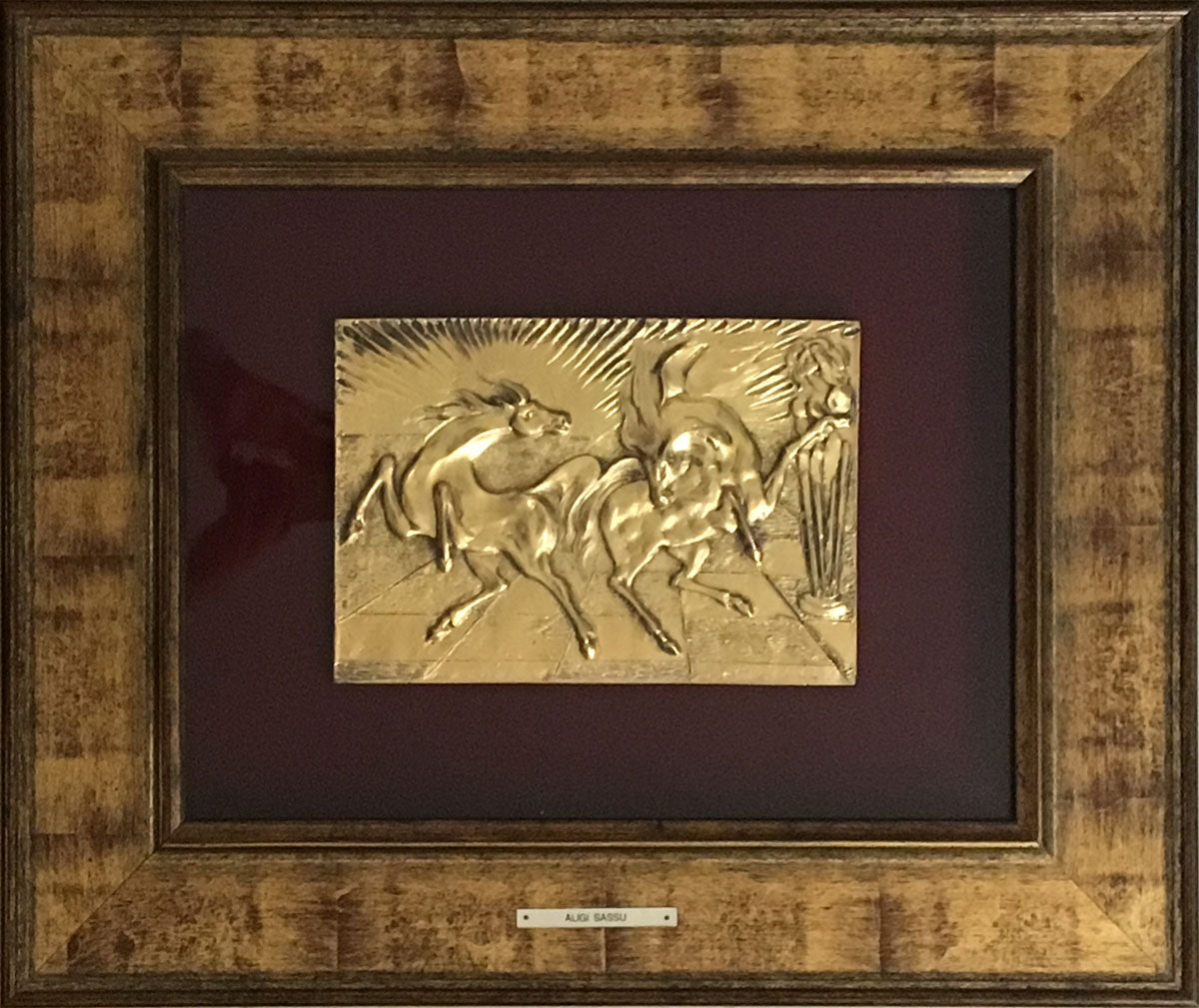 Aligi Sassu - Horses of the Sun