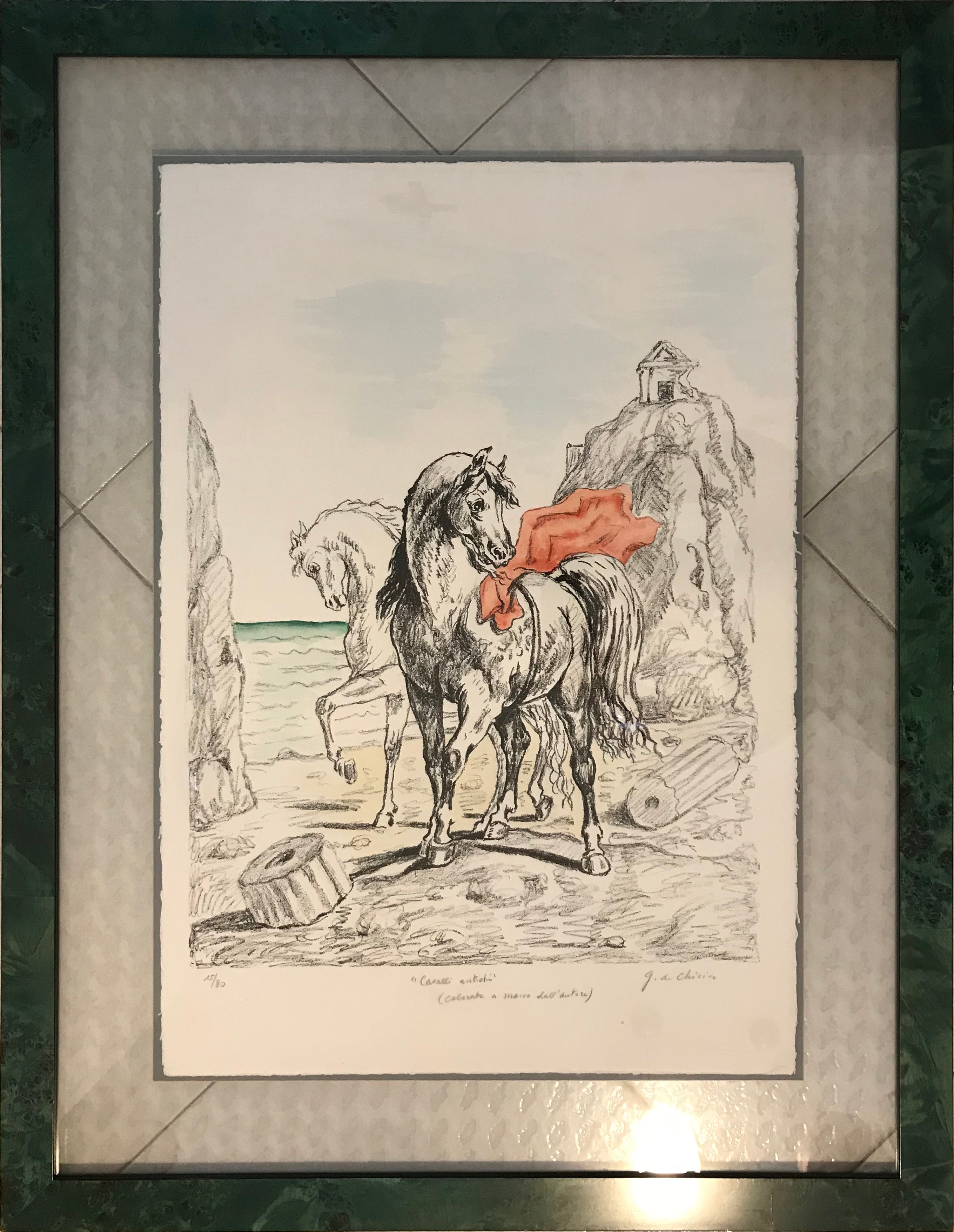 Giorgio de Chirico - Ancient Horses