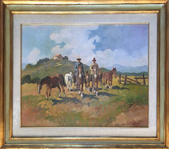 Claudio Da Firenze - Butteri a caballo