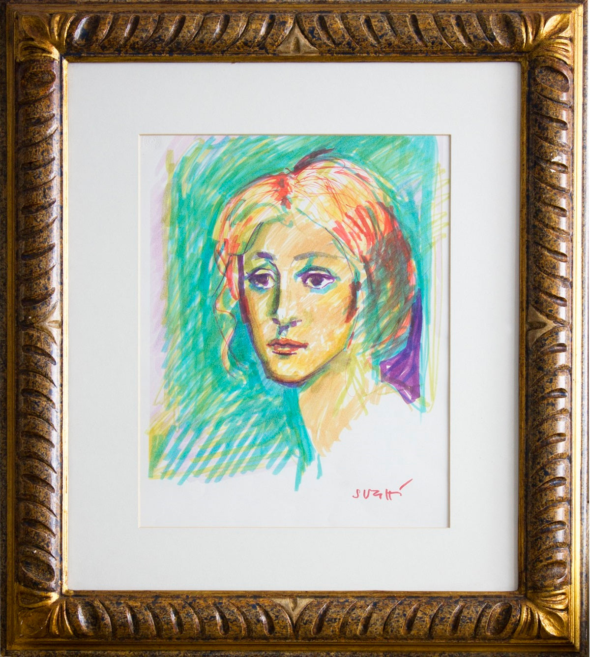 Alberto Sughi - Rostro de mujer
