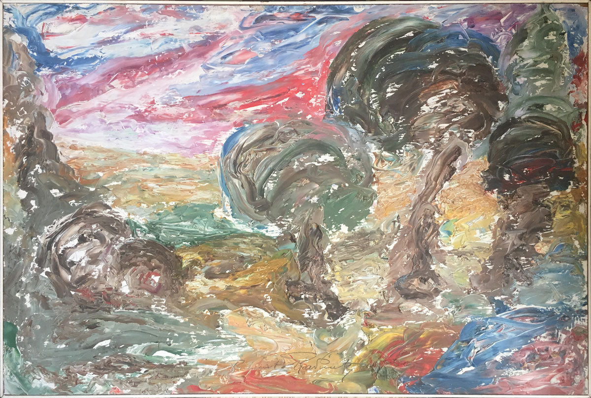 Renato Ravinetti - Campo con árboles