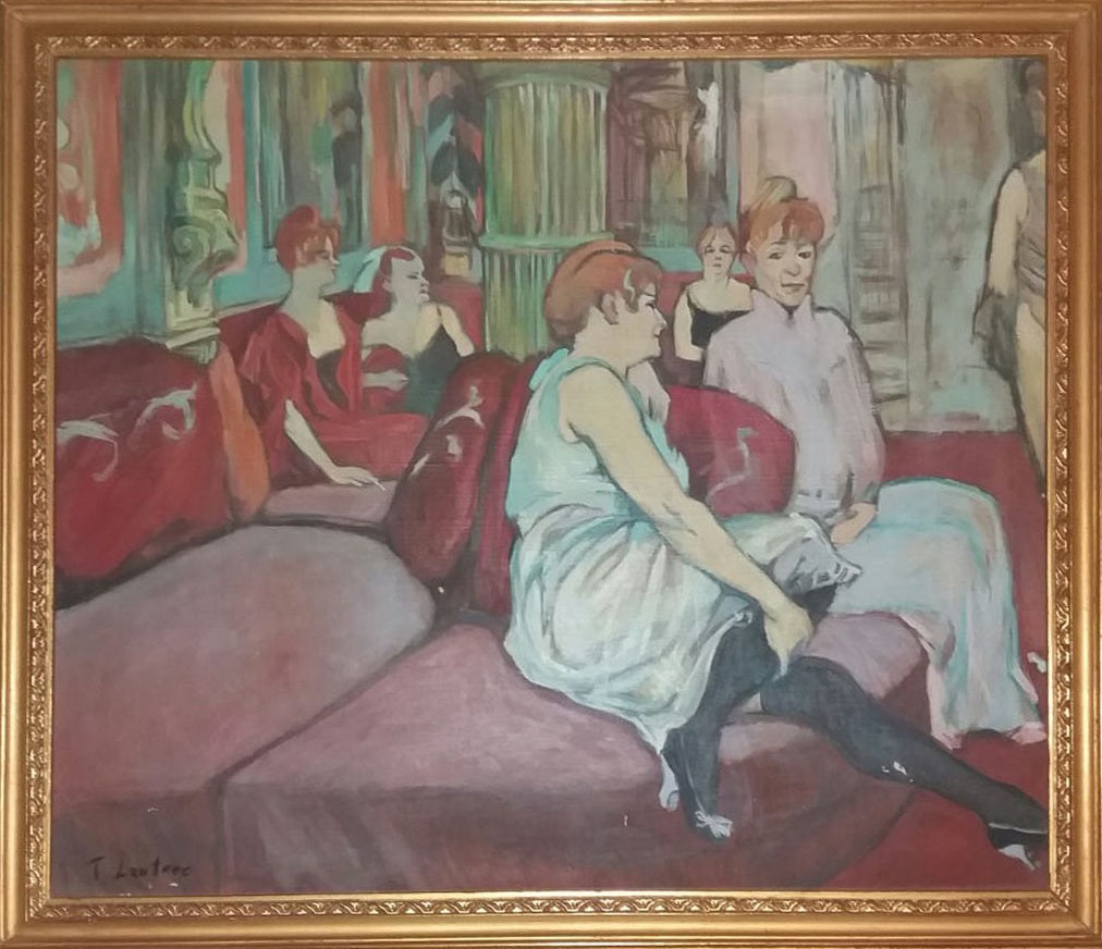 Doriano Scazzosi - Al salone in Rue des Moulins