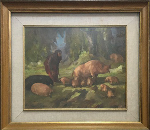 Spartaco Carlini - Women with Sows