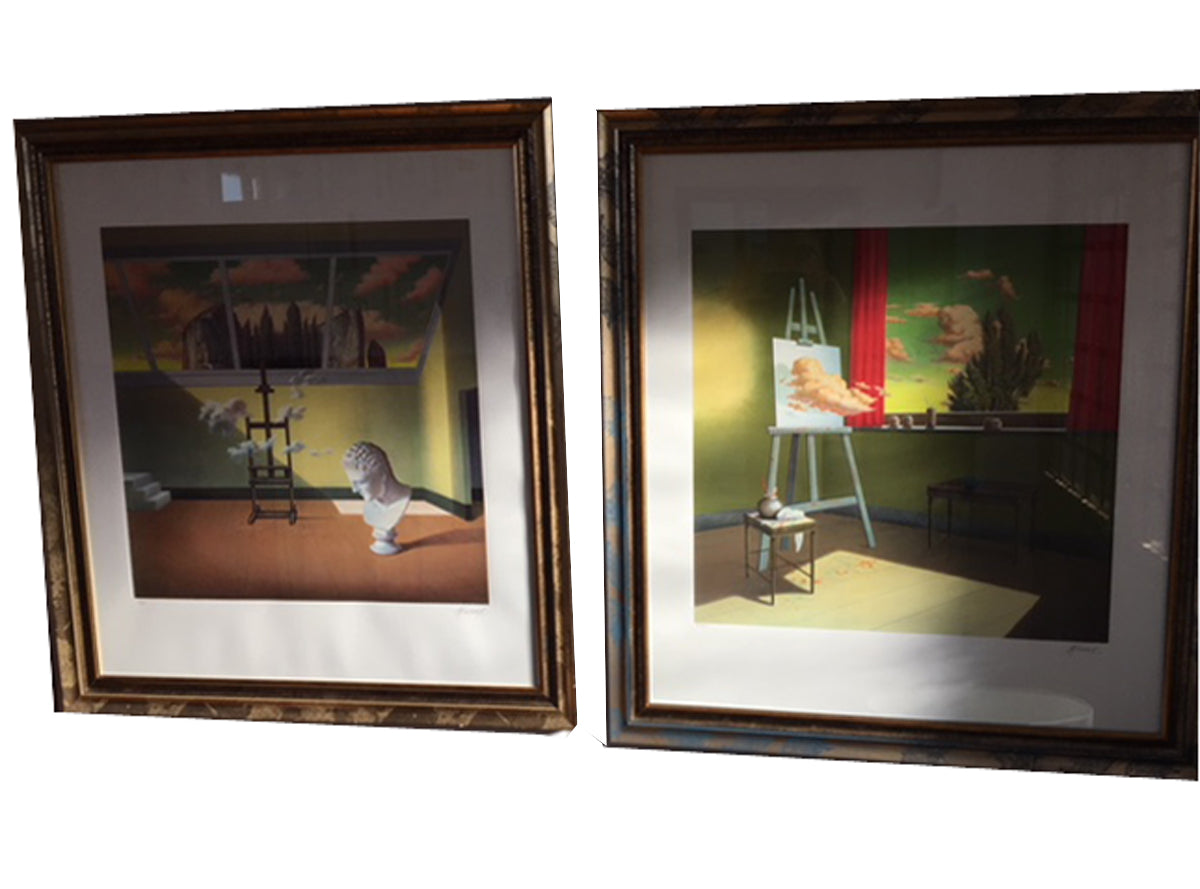 Antonio Nunziante - Dittico -Atelier tra le nuvole