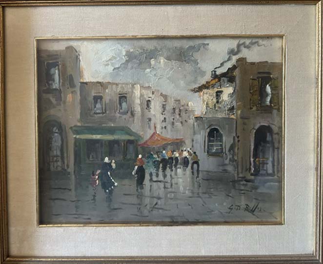 Senza titolo - Olio su legno - G. De Bellis