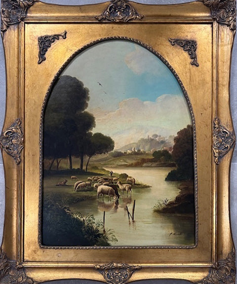 F. Monatti - Pastor en el lago