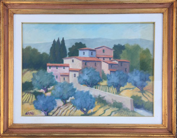 Enzo Cangi - Paisaje toscano
