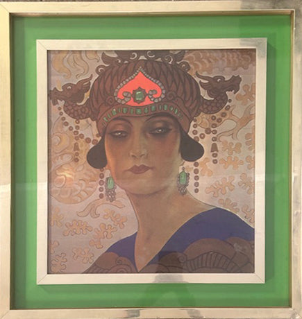 Autor desconocido - Copia anónima del cartel promocional de Turandot pintado por Leopoldo Metlicovitz