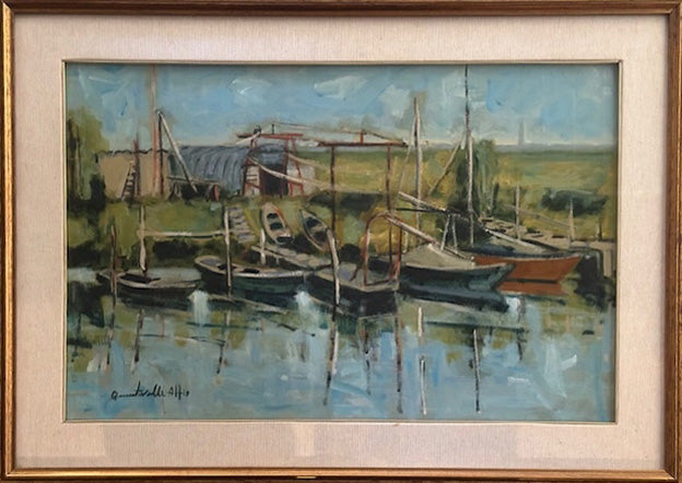 Alfio Quitavalle - Squero with boats