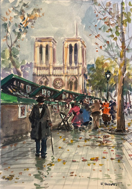 F. Vassetti - París. Muelle St. Michel