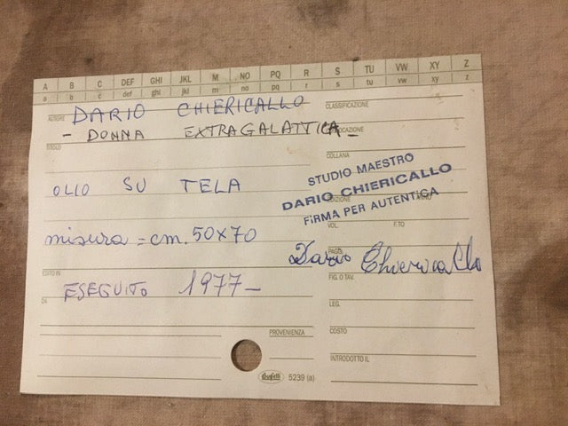 Dario Chiericallo - Mujer extragaláctica