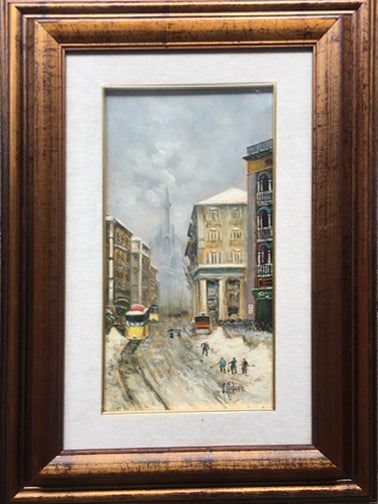 Augusto Alvino - Milan under the snow
