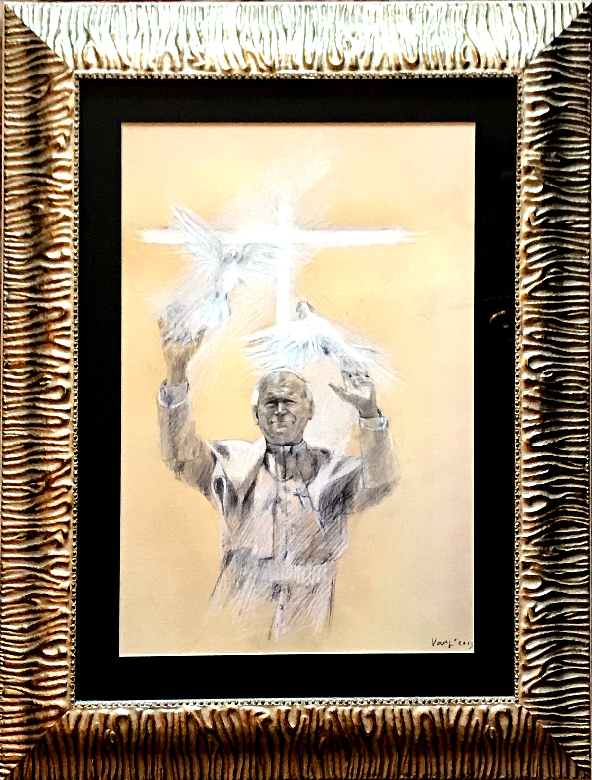 Giuliano Vangi - Giovanni Paolo II