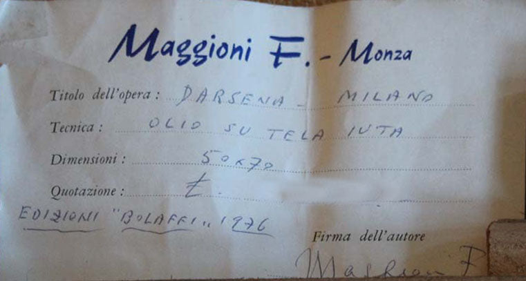 F. Maggioni - Dársena
