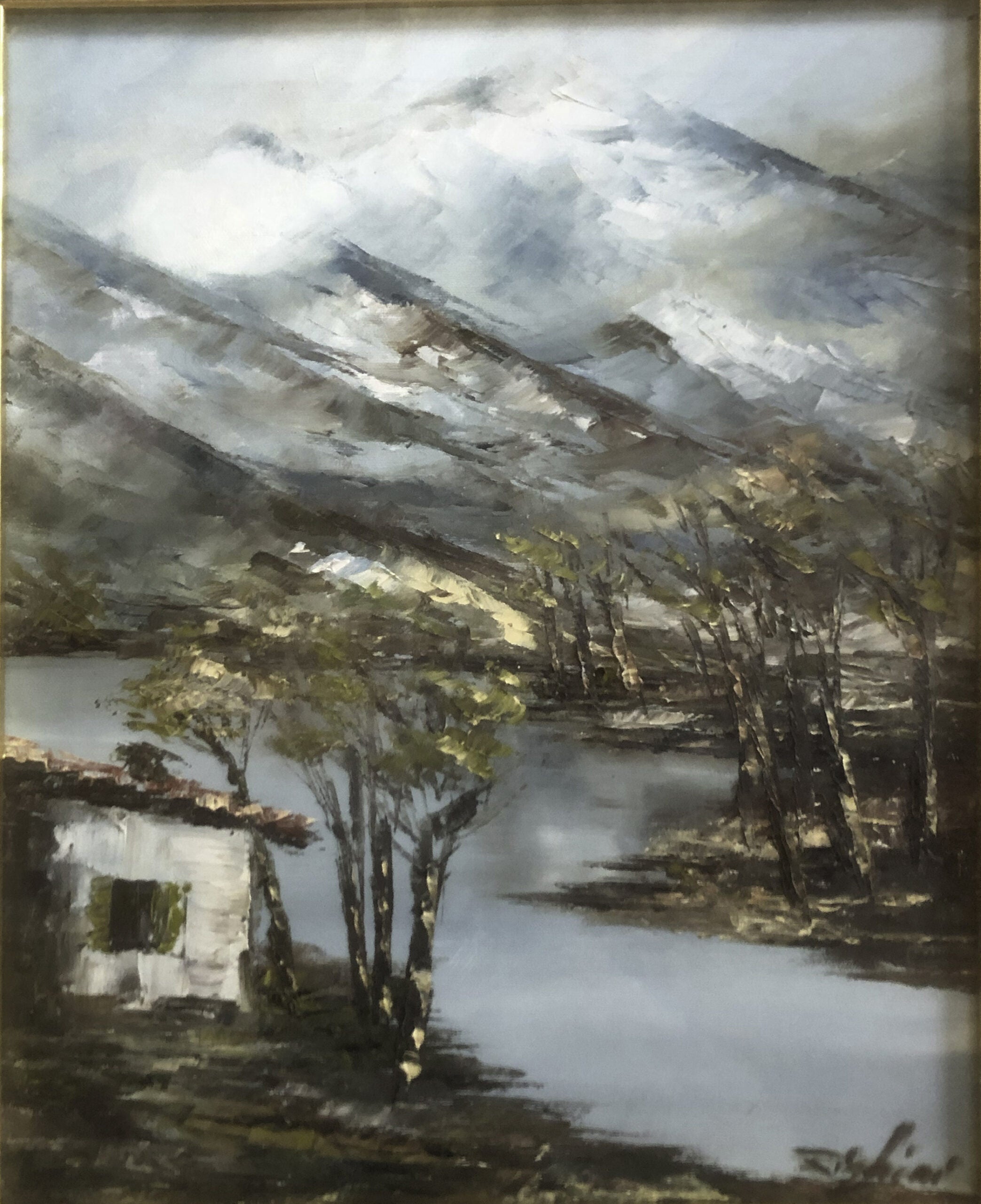Righini - Paisaje con río