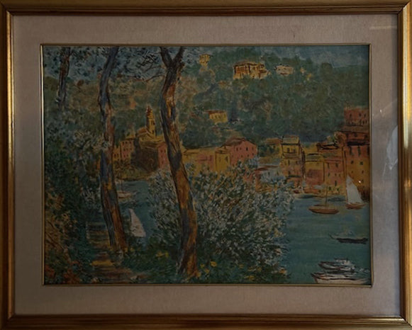 Michele Cascella - Despertar en Portofino