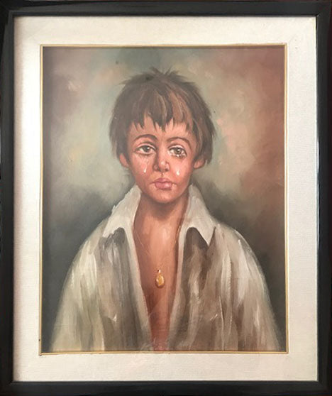 Unknown artist - boy's face
