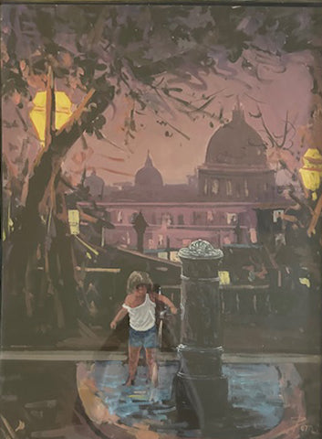 Achille BotilI - Niño en la fuente