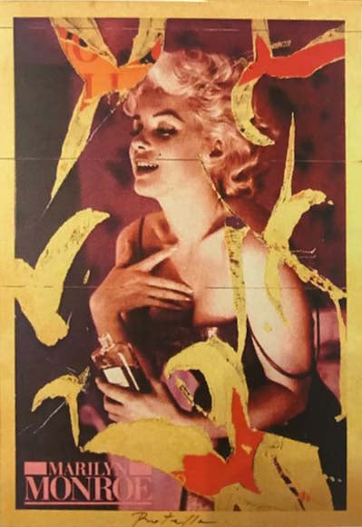 Mimmo Rotella - Marilyn Chanel No. 5