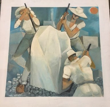 Marino Collecchia - Sin título (Los marmolistas)