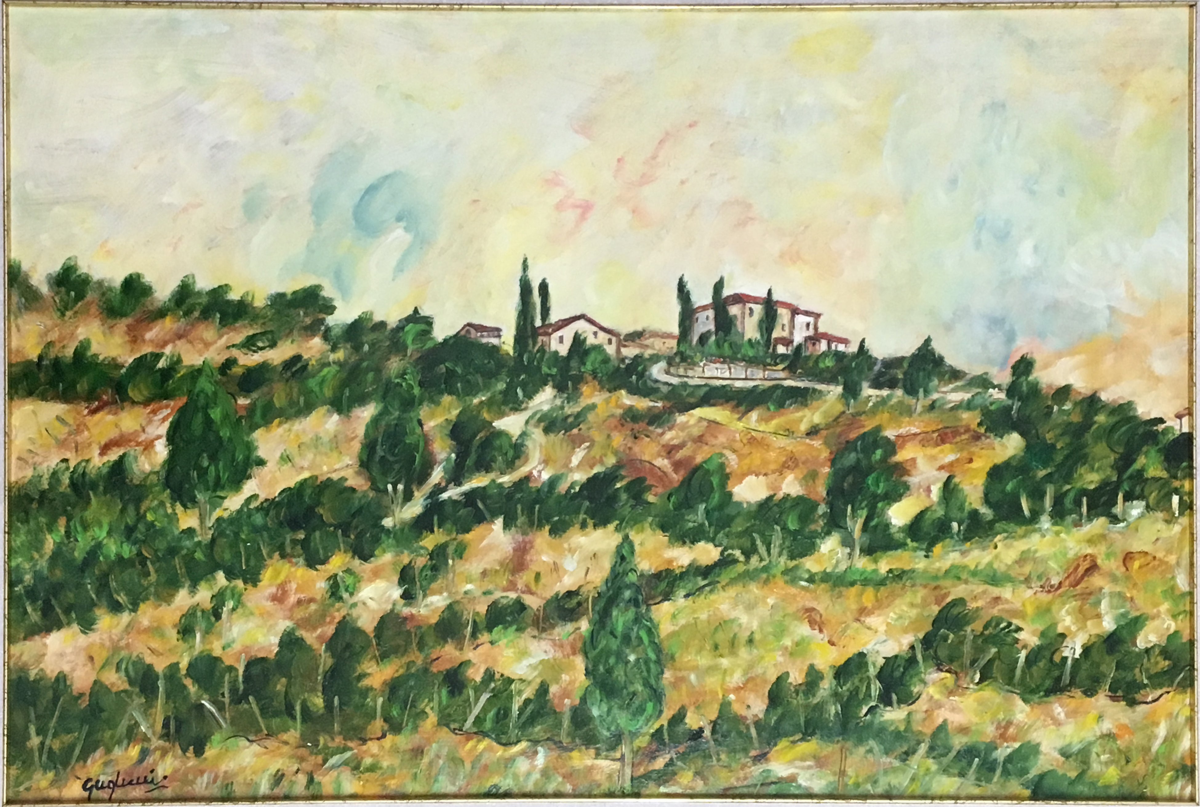 Giovanni Guglielmi - Paisaje en Salceto