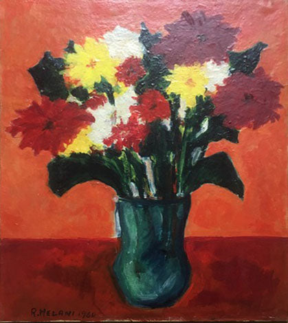 R. Melani - Untitled (Vase of Flowers)
