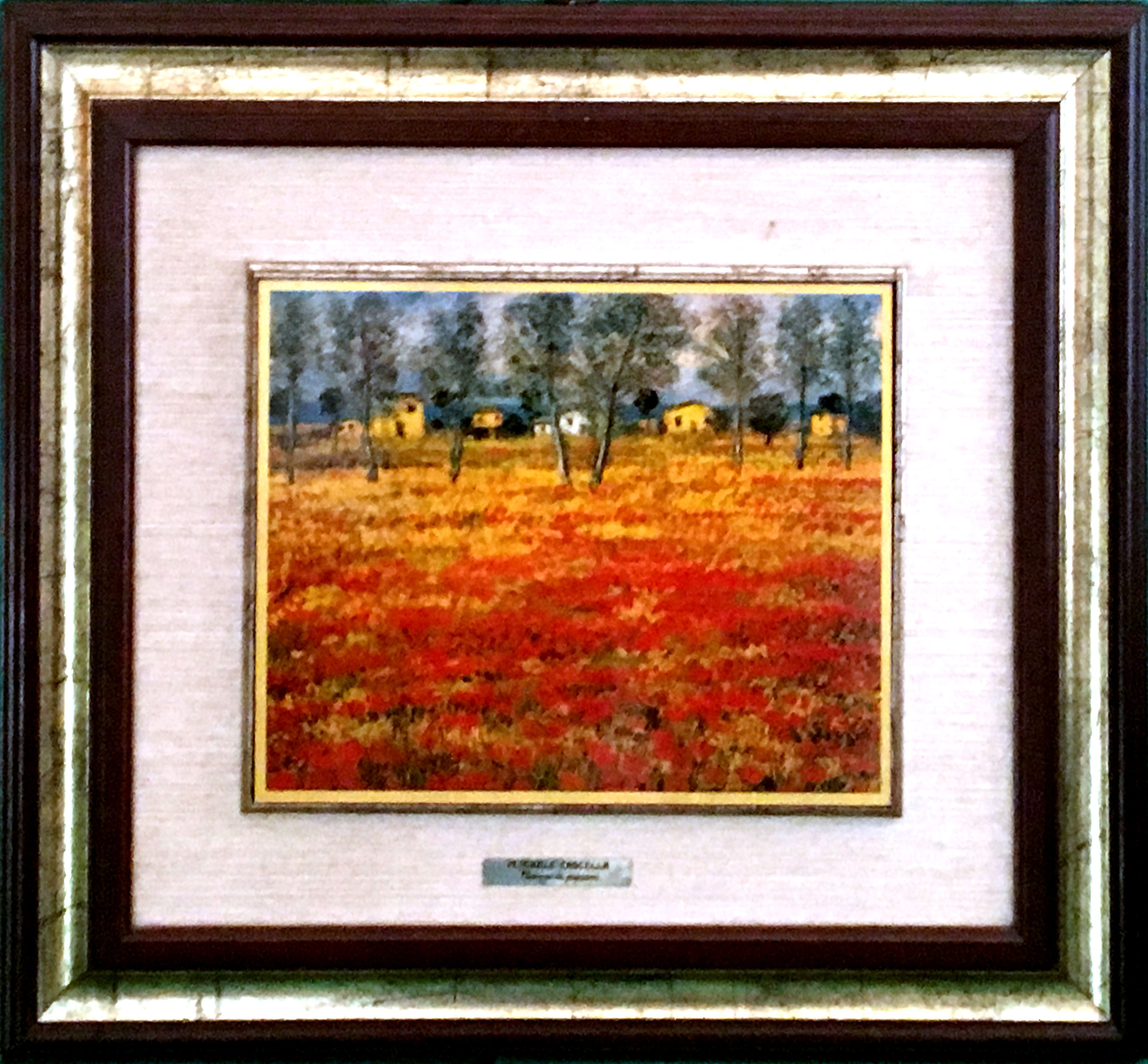 Michele Cascella - Field of Poppies