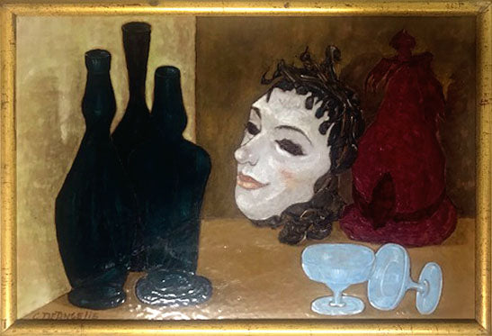 G. De Angelis - Botellas con máscaras