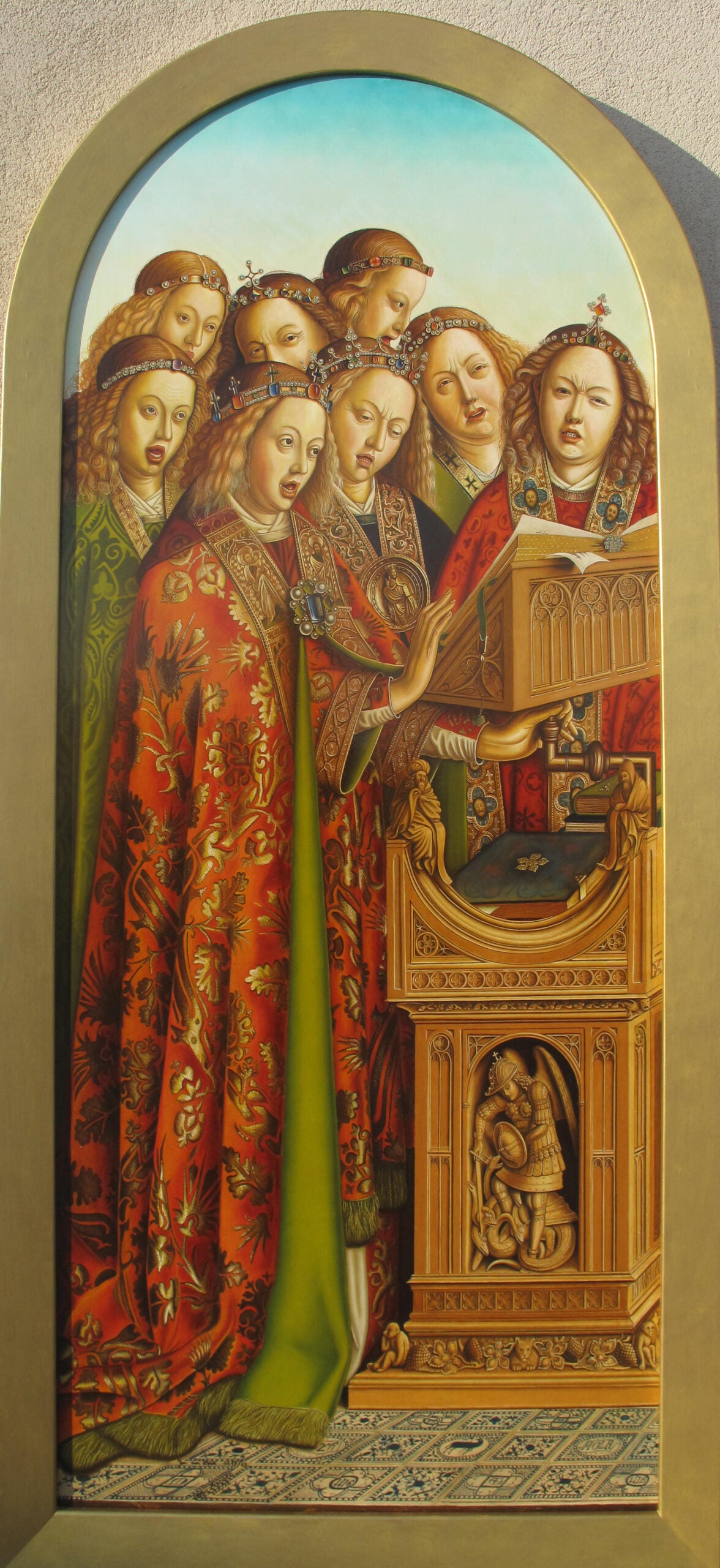 Vittorio Marchesi - Singing Angels (copy after Jan Van Eyck)
