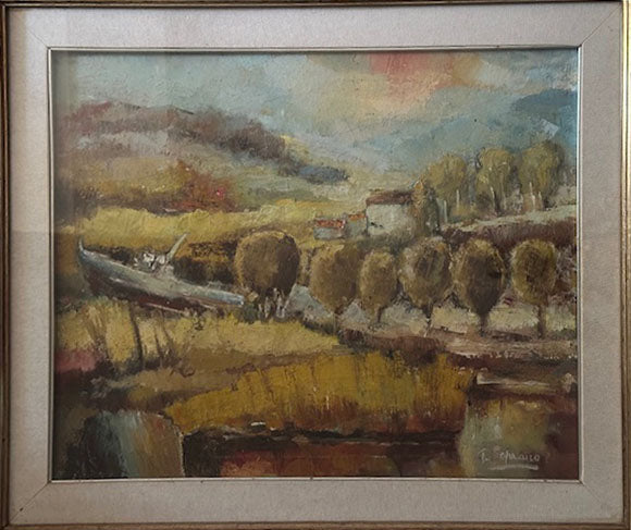 Gino Soprano - Paisaje de Bracciano