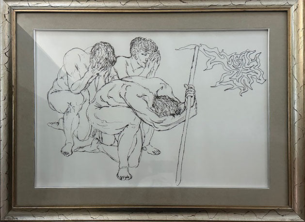 Corrado Cagli - Untitled (Three Shepherds)