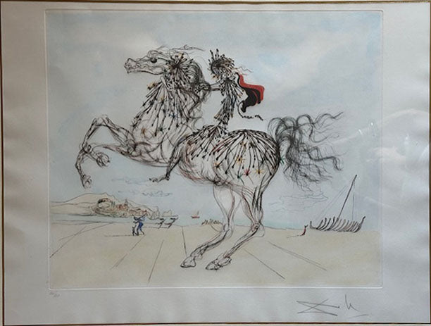 Salvador Dalí - Caballo y jinete