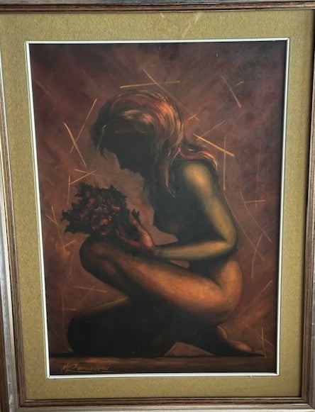 Mario Ramadori - Senza titolo (Figura femminile accovacciata)