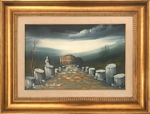 Romano Mussolini - Avenida con el Coliseo