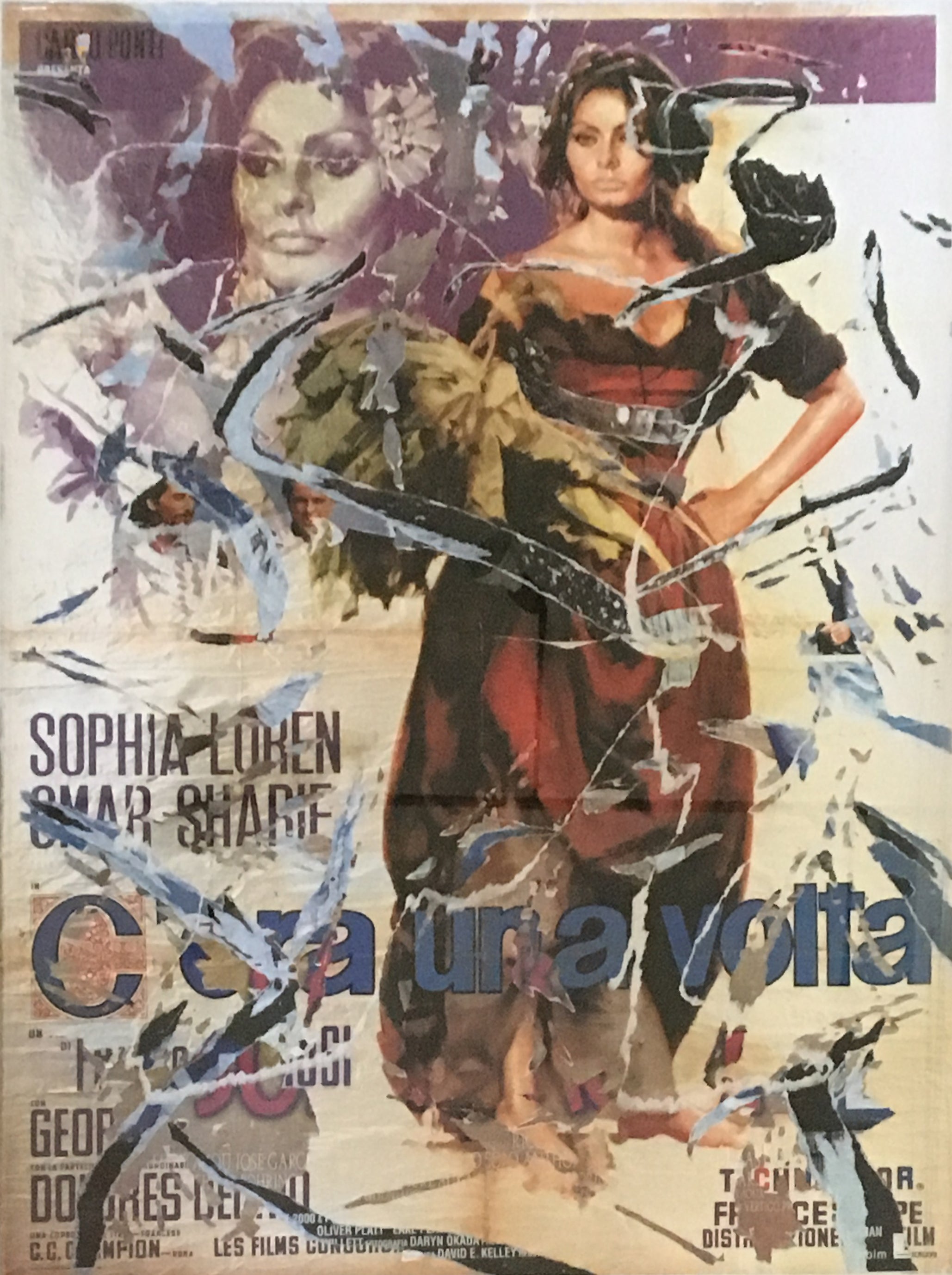 Mimmo Rotella - Once Upon a Time
