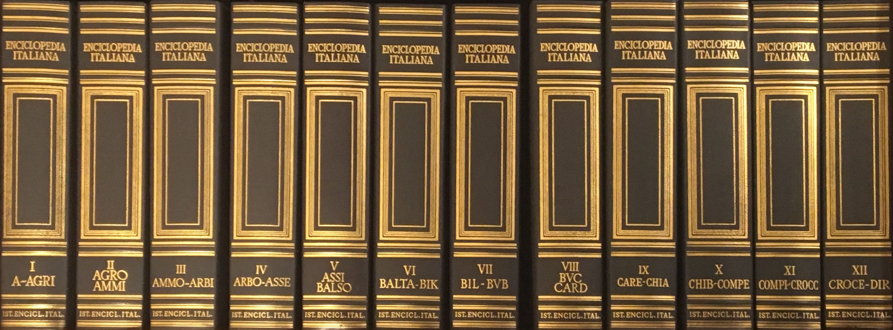 Enciclopedia Italiana - Instituto Enciclopédico Italiano