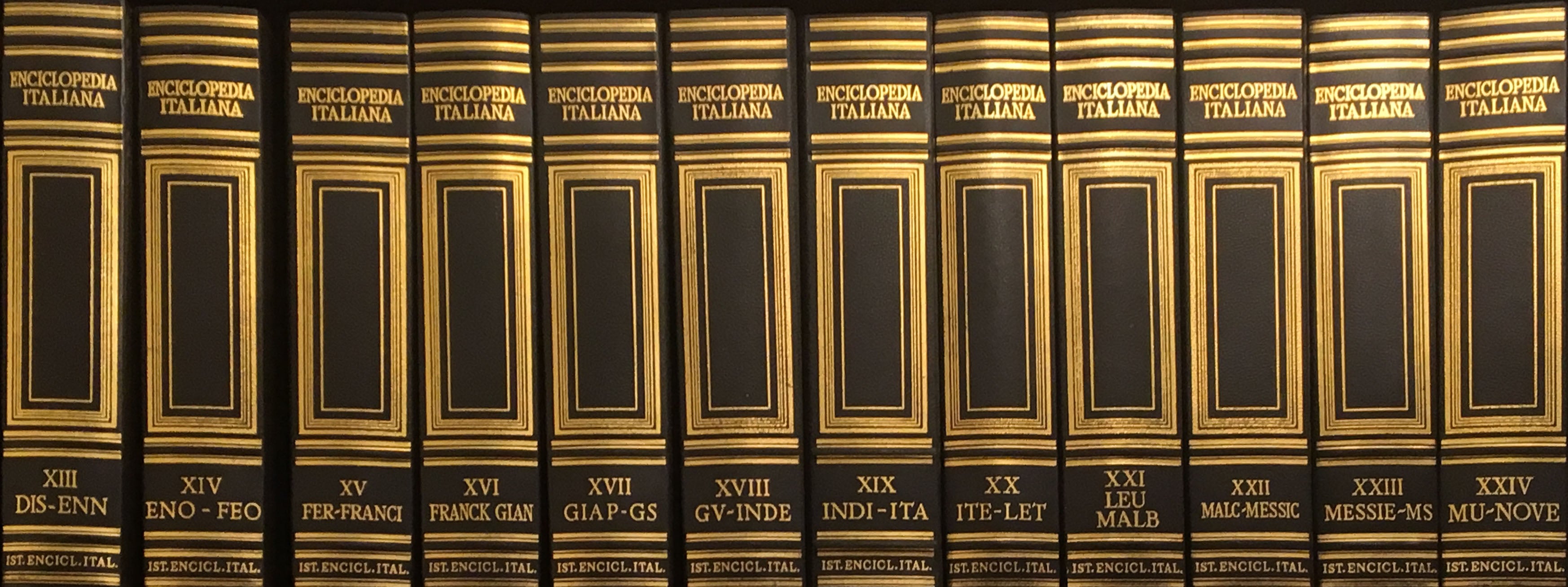 Enciclopedia Italiana - Instituto Enciclopédico Italiano