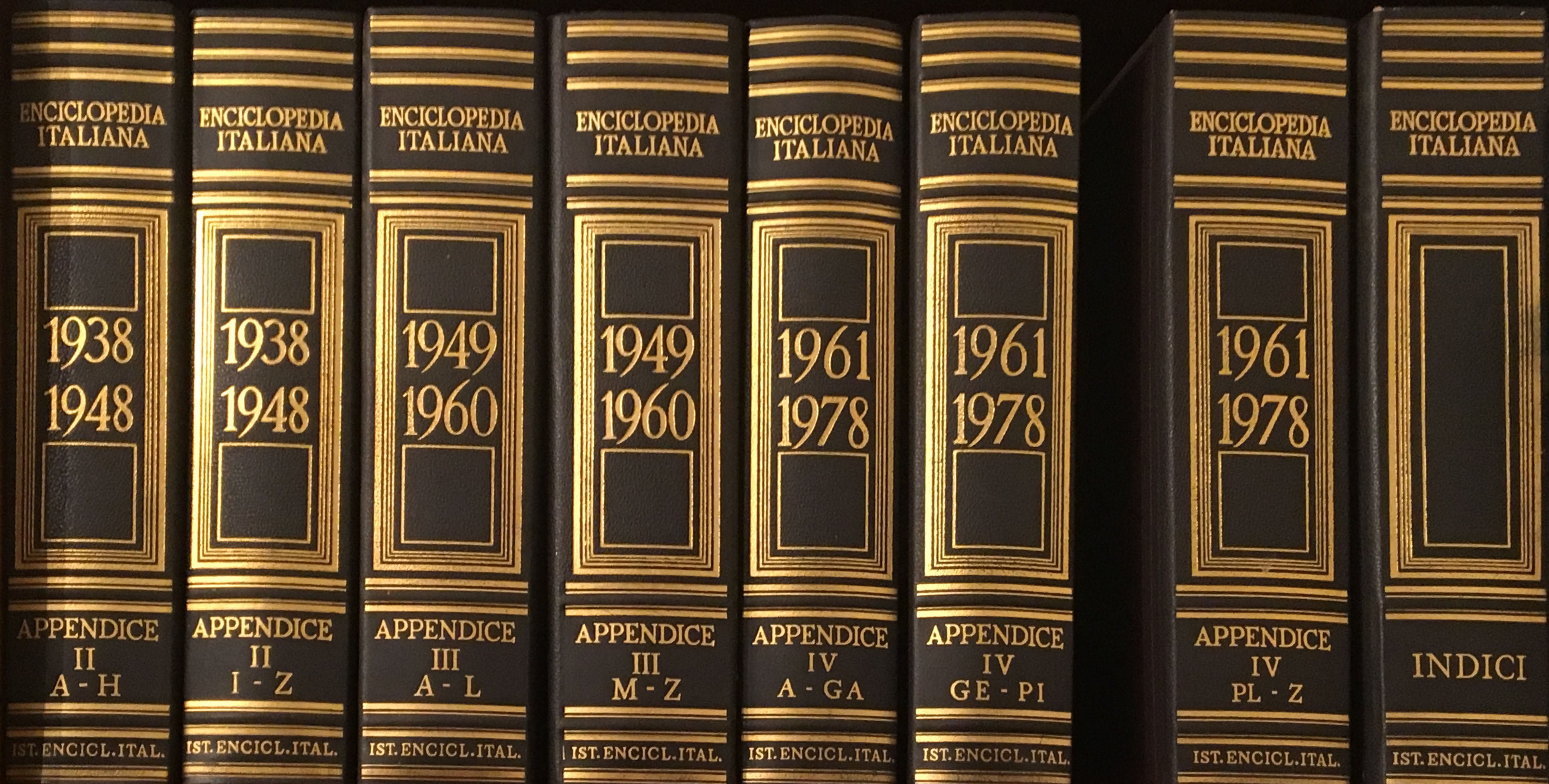 Enciclopedia Italiana - Instituto Enciclopédico Italiano