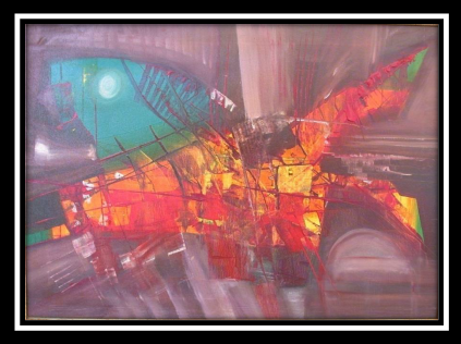 Evelina Marinangeli - Rojo abstracto