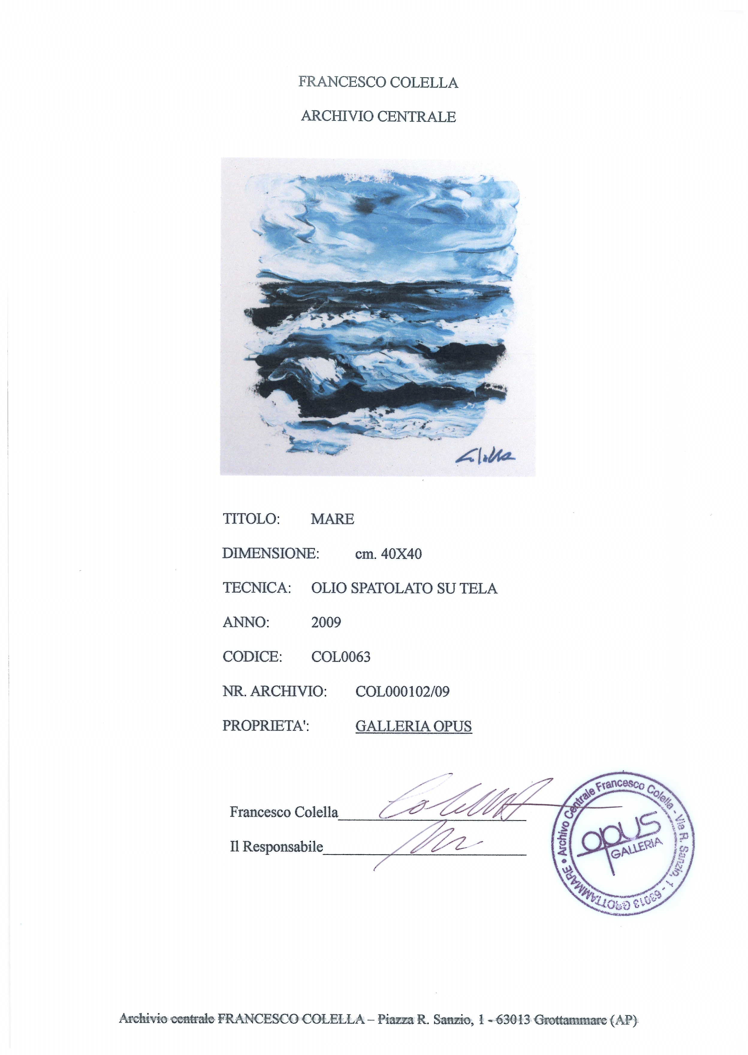 Francesco Colella - Sea