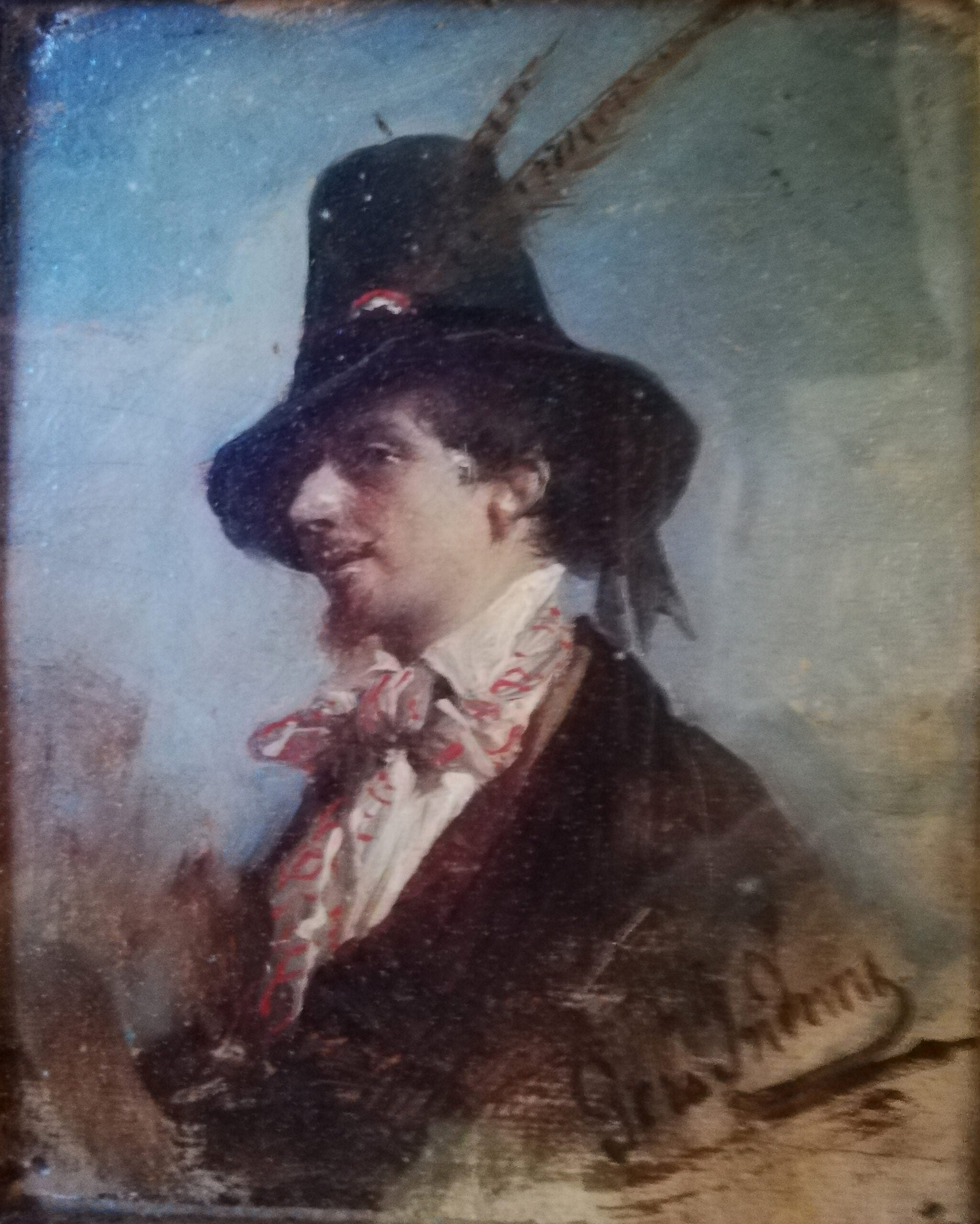 Attributed to Gerolamo Induno - Alpine Hunter