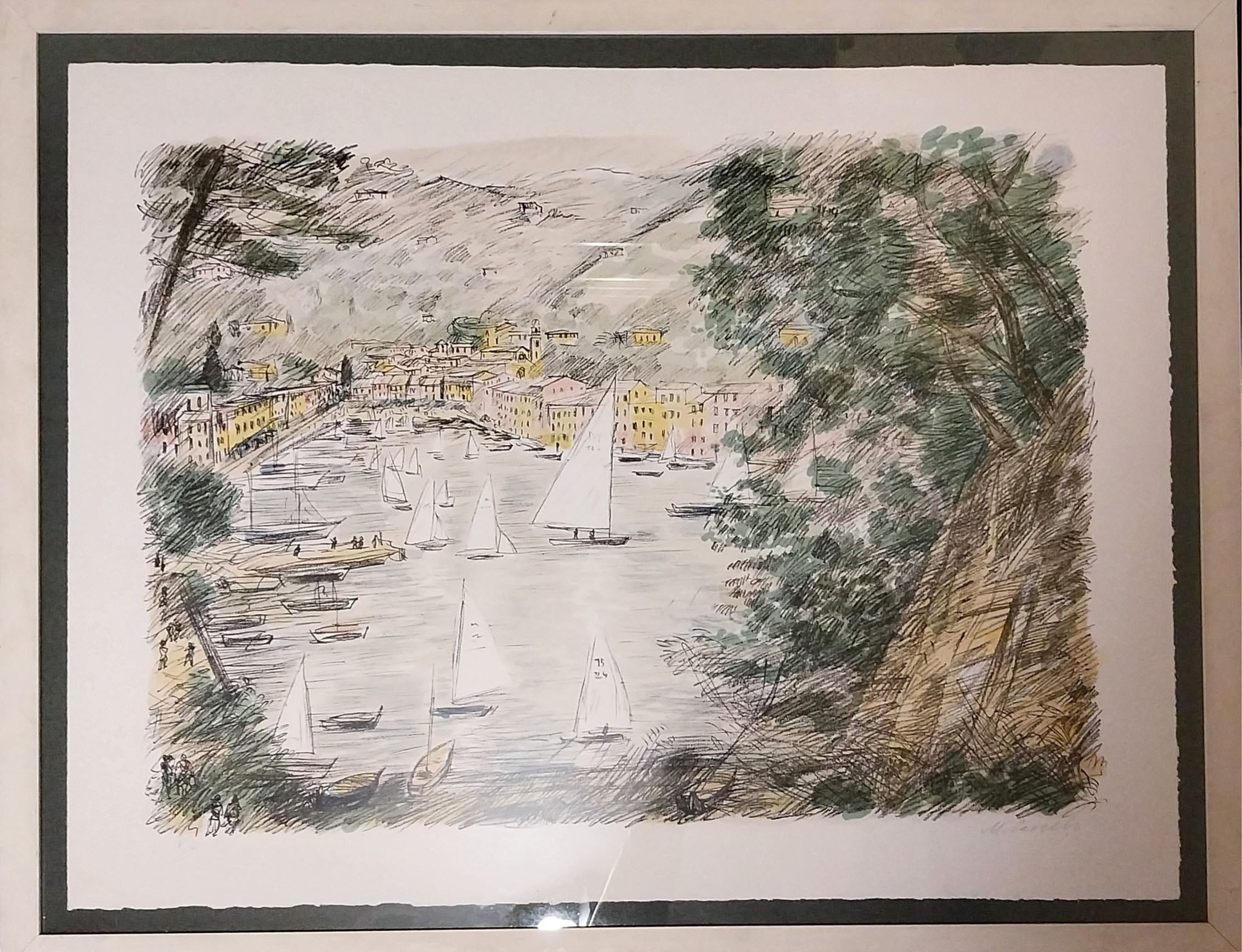 Michele Cascella - Senza titolo (Portofino)