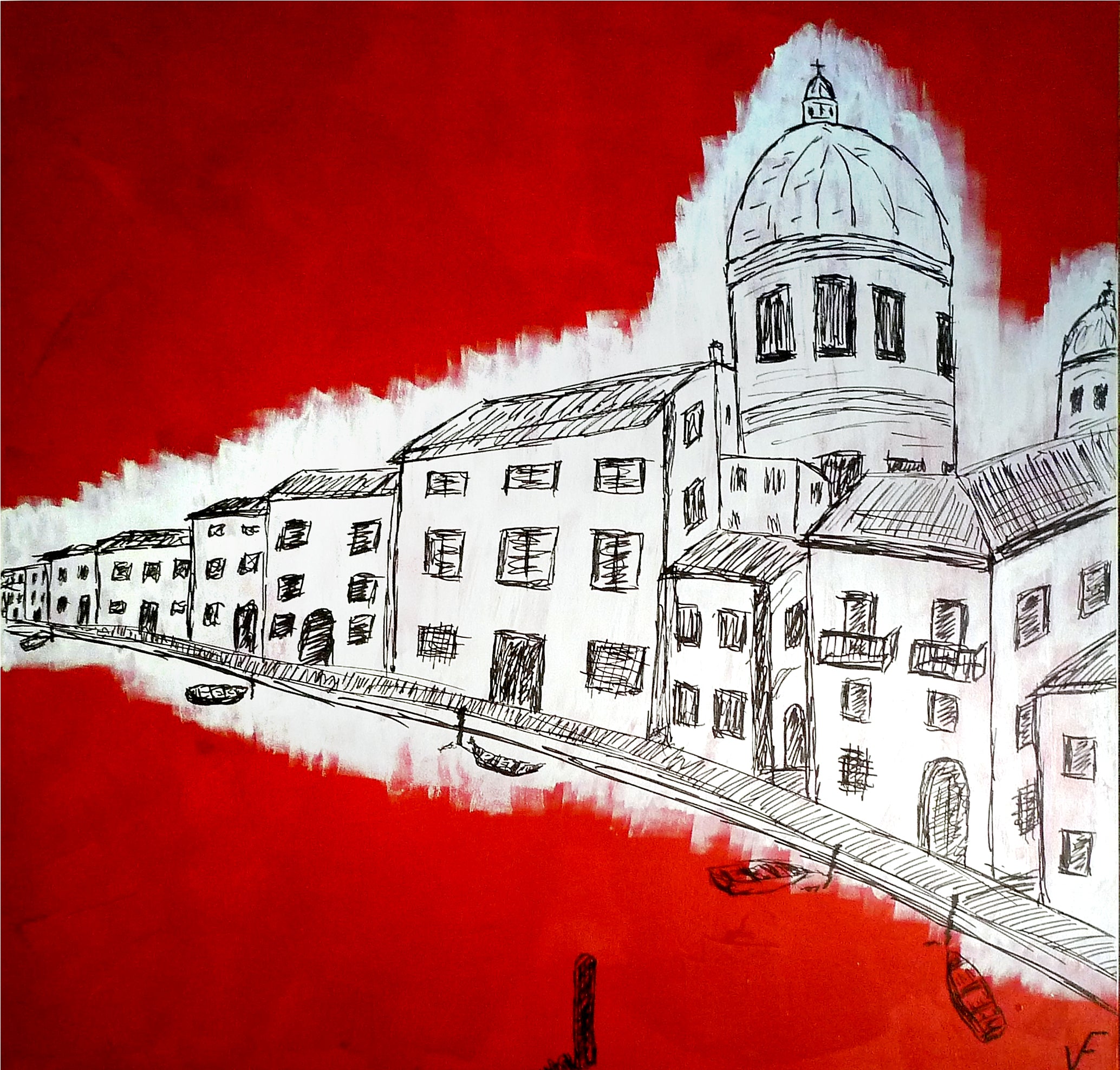 Vanni Fontanesi - VENECIA DE ROJO